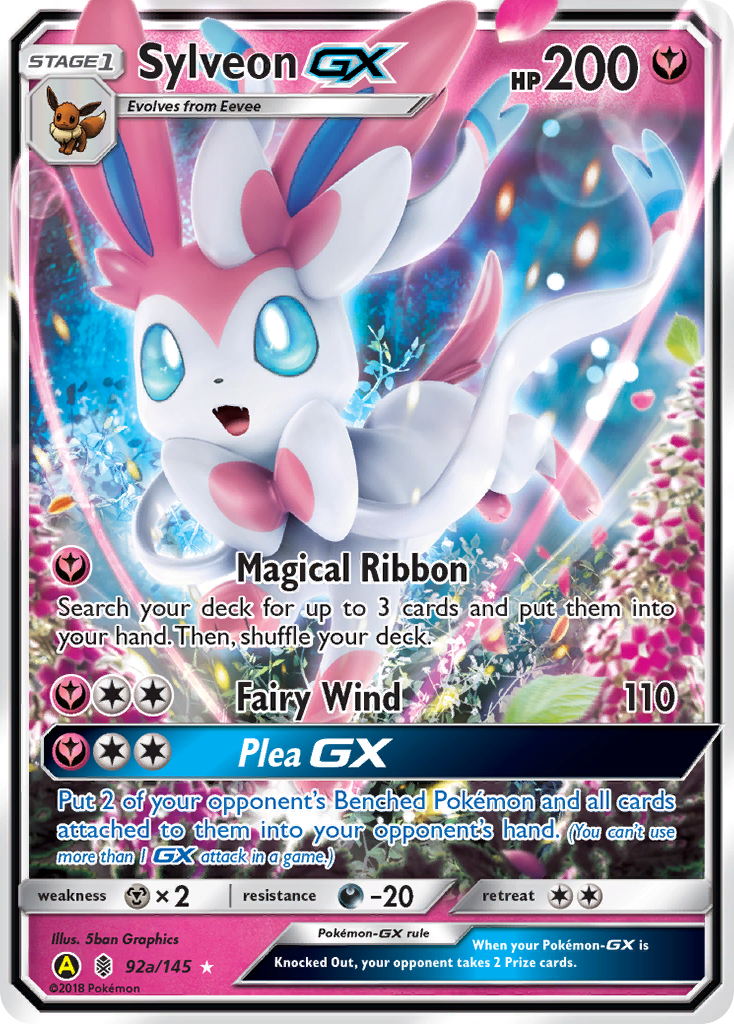 Guardians Rising Sylveon GX #92/145 Alternate Art